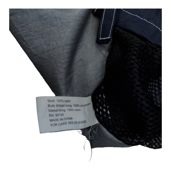 PGA Seniors Championship Advil PRO-AM Size L Go Pak Jacket Rain Wind Navy Blue - Picture 3 of 14